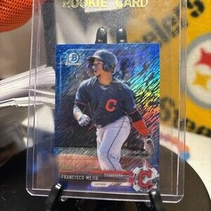 2017 Bowman Chrome Minis - Francisco Mejia #BCP51 Blue Shimmer Refractor /150